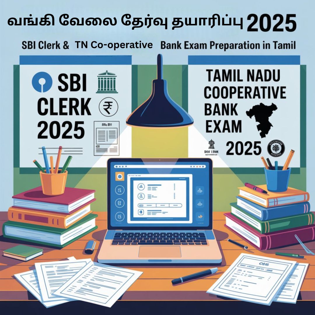 SBI Clerk & Tamil Nadu Cooperative Bank Exam Preparation 2025